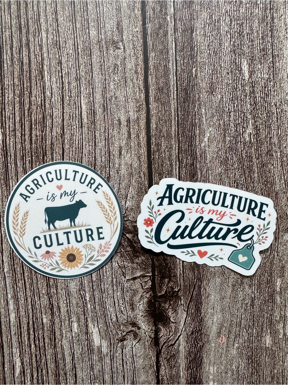 Agriculture Is My Culture Sticker Set